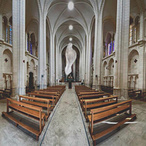 Photomontage in the Basilica of Jesus Adolescent, Nazareth